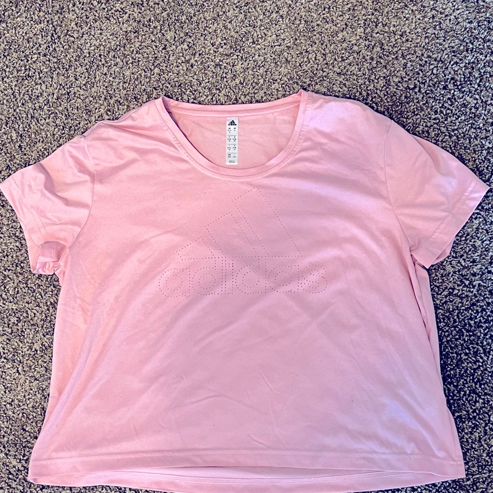 Pink adidas shirt!